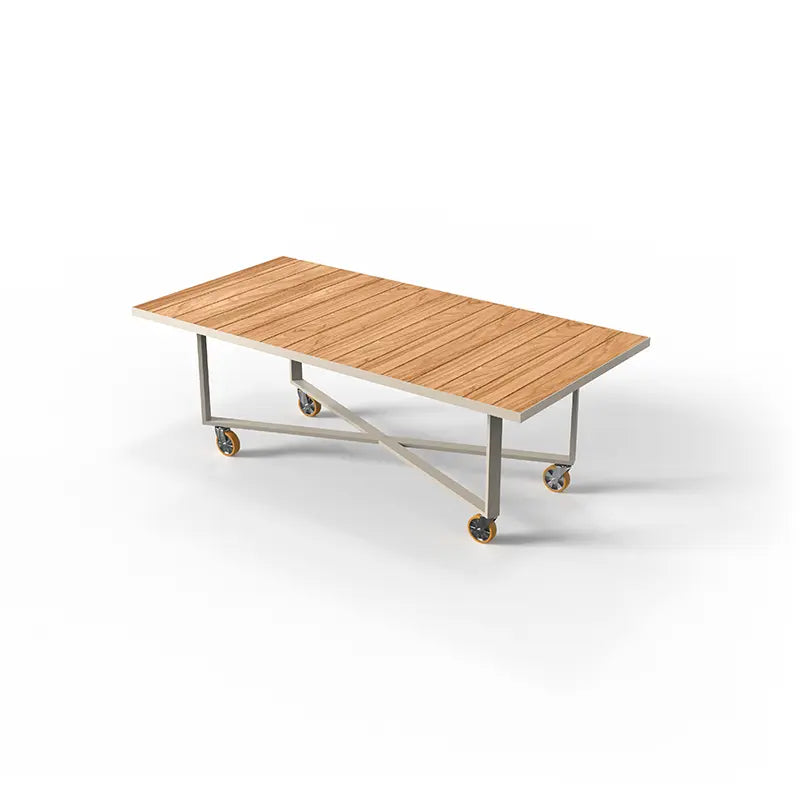 Table de Jardin Collection Vineyard Aluminium et Teck Vondom - 2