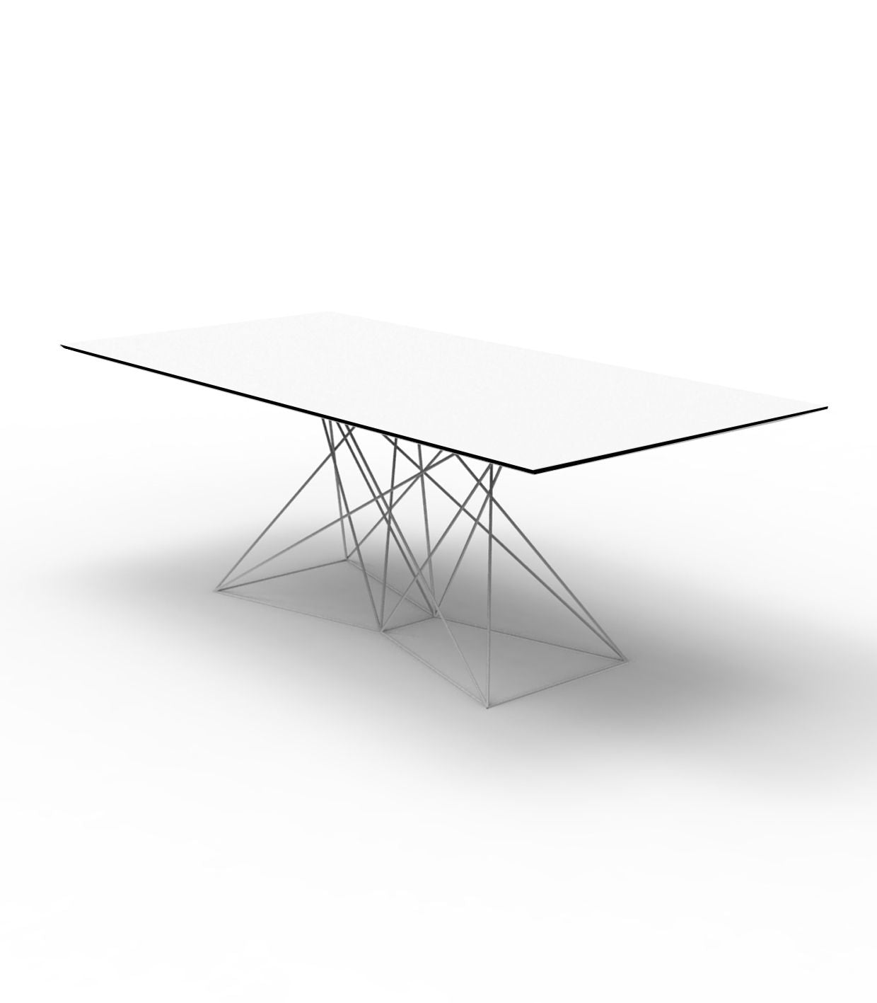 Table de Jardin FAZ Stainless Pied en Inox Collection Faz Inox Vondom - 4