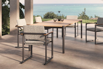 Table Design Bois et Aluminium - Collection Tulum Vondom - 2