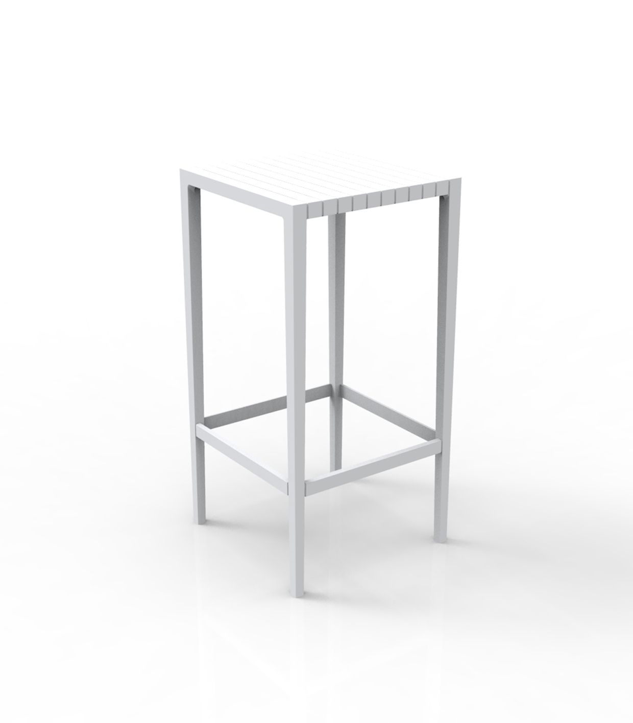 Table Haute Collection Spritz Vondom Couleur Blanc