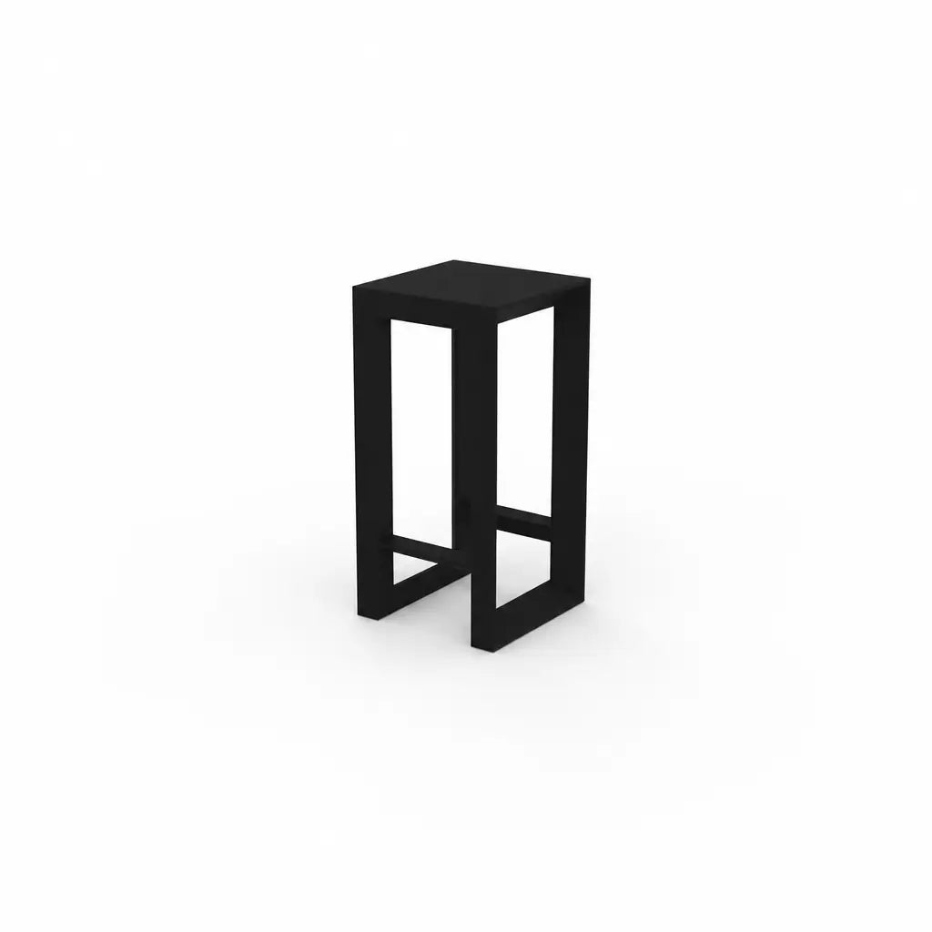 Table Haute Collection Frame Bar Vondom Finition Mate Couleur Noir