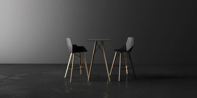 Table Haute Pied en Bois - FAZ Collection Faz Wood Vondom - 2