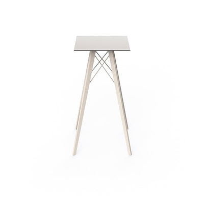 Table Haute Pied en Bois - FAZ Collection Faz Wood Vondom - 4