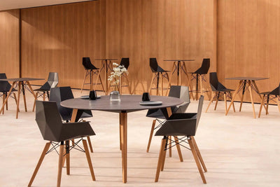 Table Haute Pied en Bois - FAZ Collection Faz Wood Vondom - 8