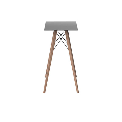 Table Haute Pied en Bois - FAZ Collection Faz Wood Vondom