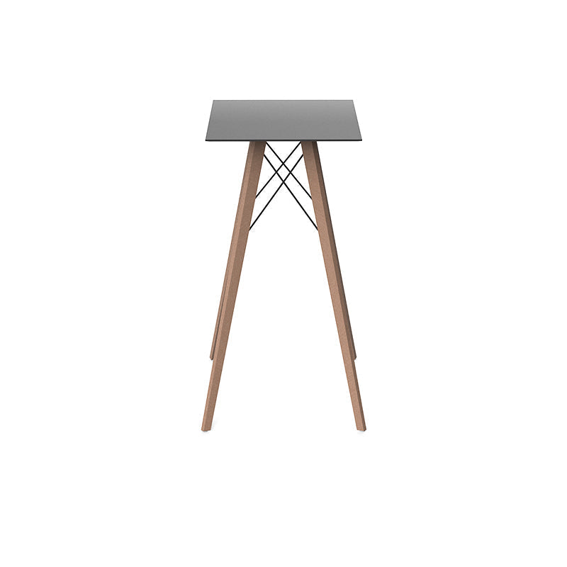 Table Haute Pied en Bois - FAZ Collection Faz Wood Vondom