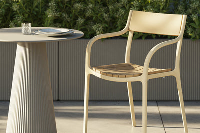 Table Ronde de Jardin 2 Personnes avec Pied Central - Collection Gatsby Vondom - 2