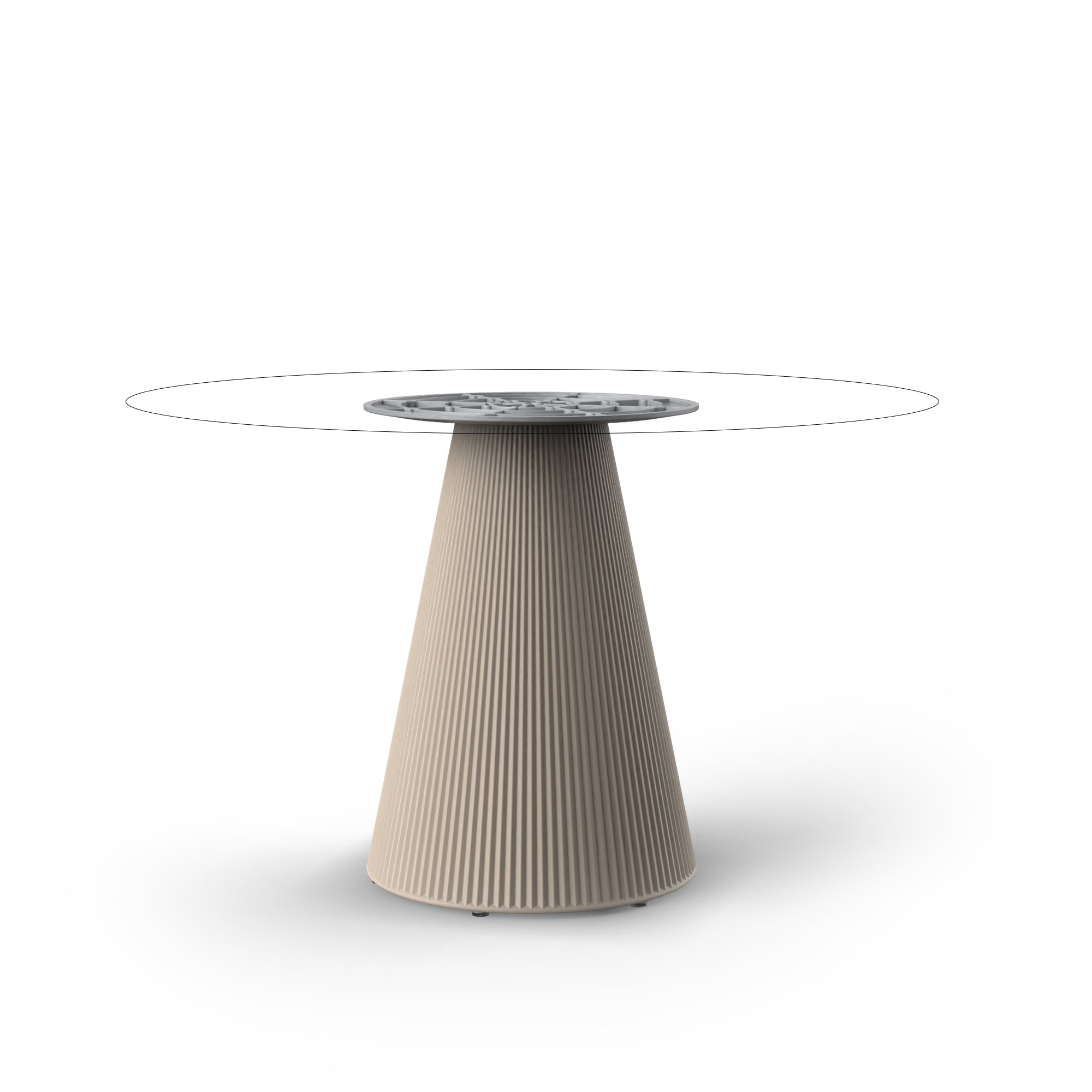 Table Ronde de Jardin 2 Personnes avec Pied Central - Collection Gatsby Vondom - 4