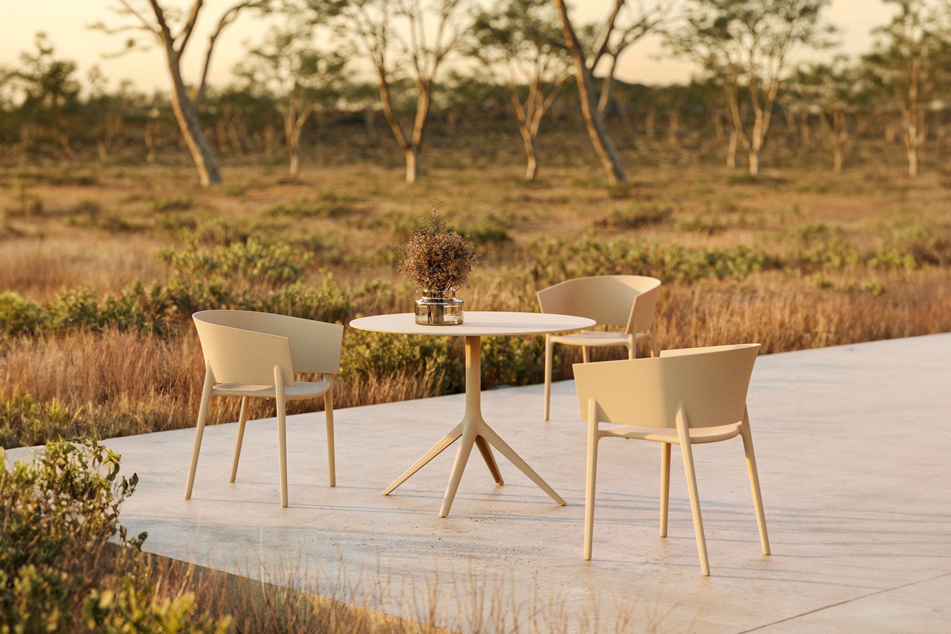 Table Ronde Trépied - Collection Mari-Sol Vondom - 3