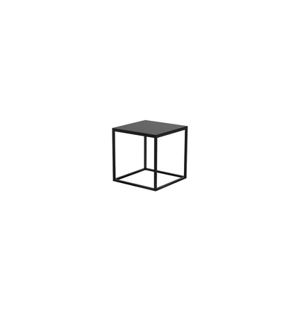 Tables Basse de Jardin en Céramique Collection Suave Taille 40x40x40 cm Couleur Aluminium noir Vondom