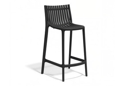 Tabouret de bar Ibiza Vondom, hauteur d'assise 66 cm, coloris noir