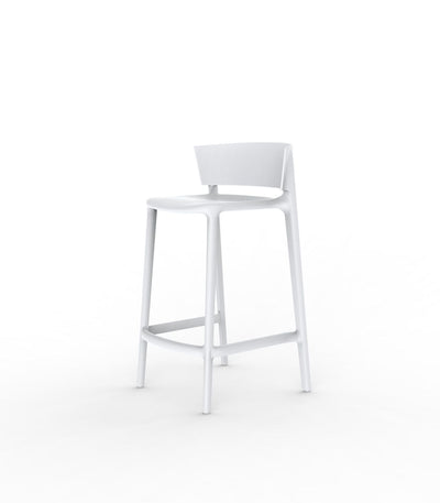 Tabouret Collection Africa Vondom Hauteur d'assise 66 cm Couleur Blanc