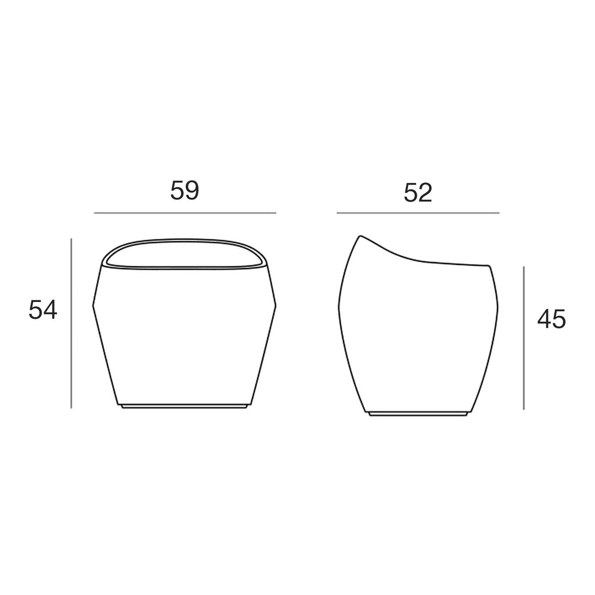 Tabouret Collection Noma Lumineux Title Default Title Vondom - 2