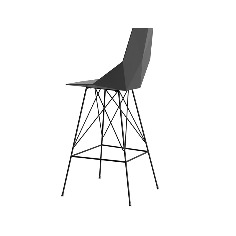 Tabouret de Bar Collection FAZ Inox Extérieur avec Dossier Vondom - 2