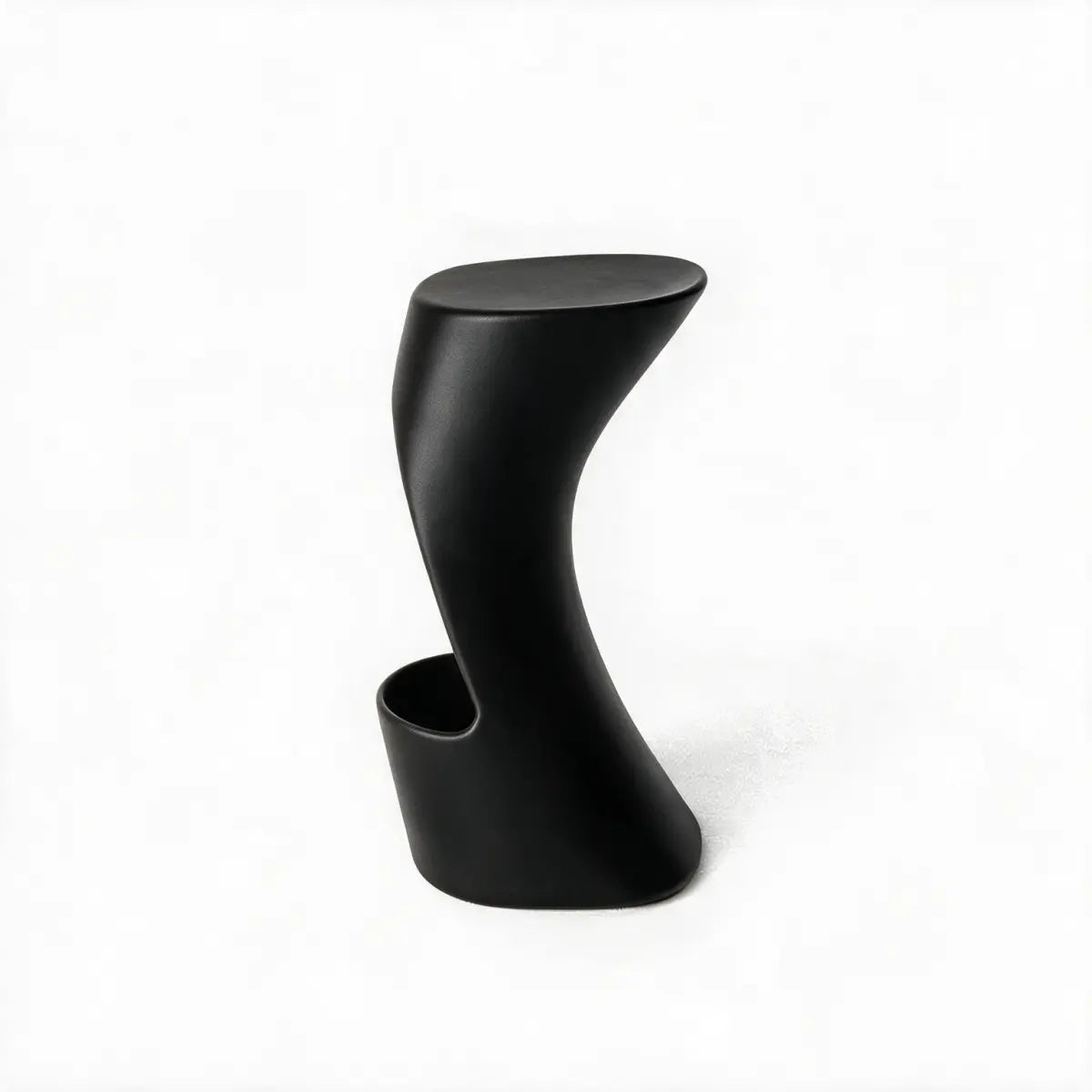 Tabouret de Bar Collection Noma Vondom Finition Mate Couleur Noir