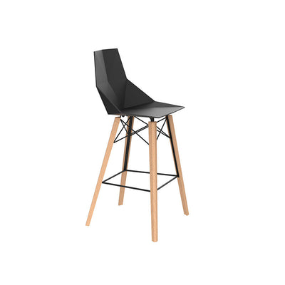 Tabouret de Bar Extérieur sans Accoudoir - Collection FAZ Wood Vondom - 3