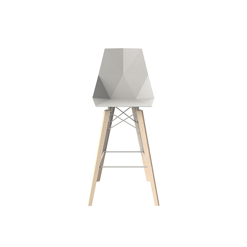 Tabouret de Bar Extérieur sans Accoudoir - Collection FAZ Wood Vondom
