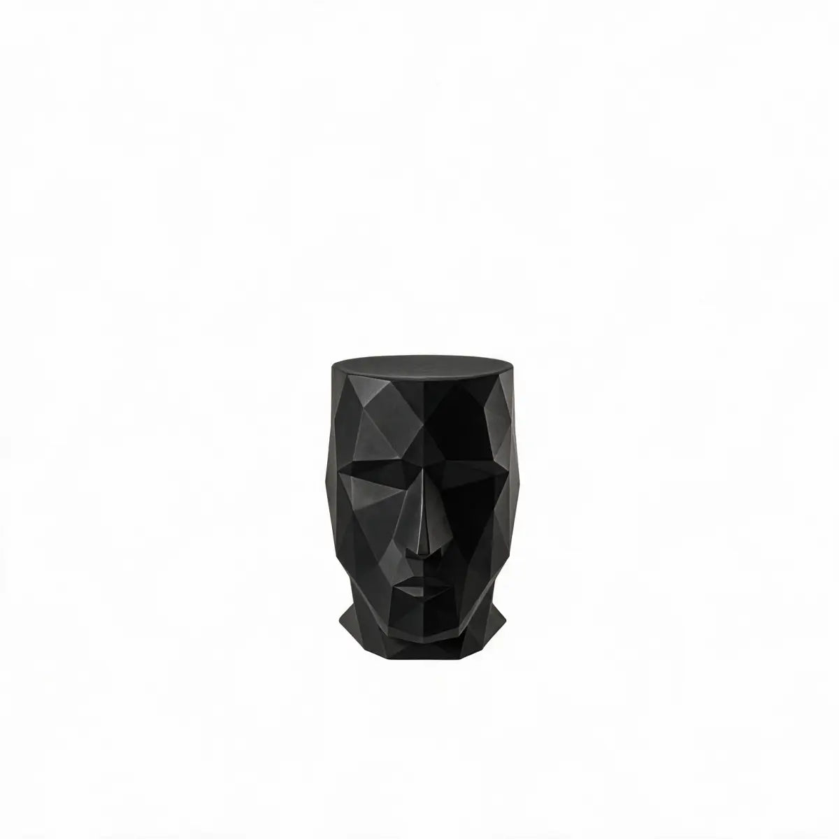 Tabouret Sculpture Collection Adan Vondom Finition Mate Couleur Noir