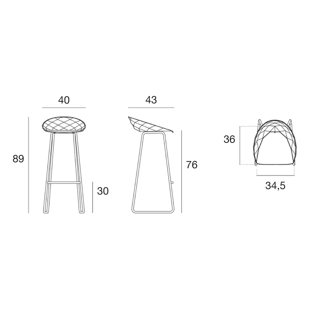 Tabouret Vase Vondom Collection Vases