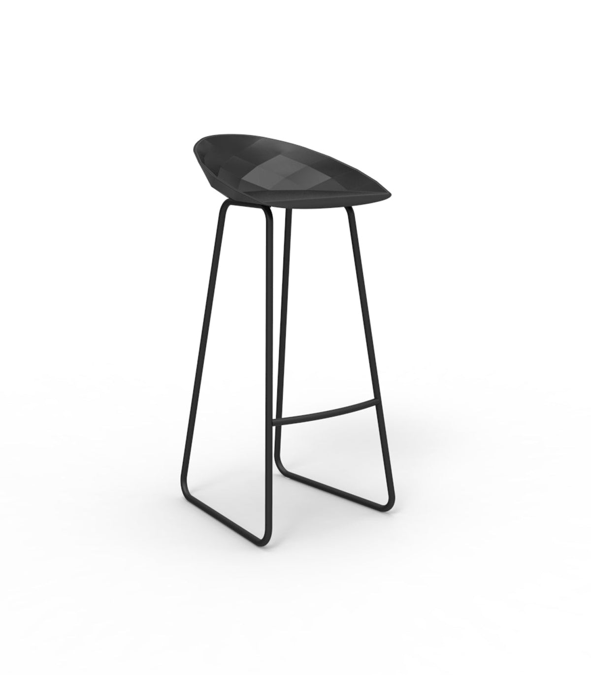 Tabouret Vase Vondom Couleur Noir Collection Vases