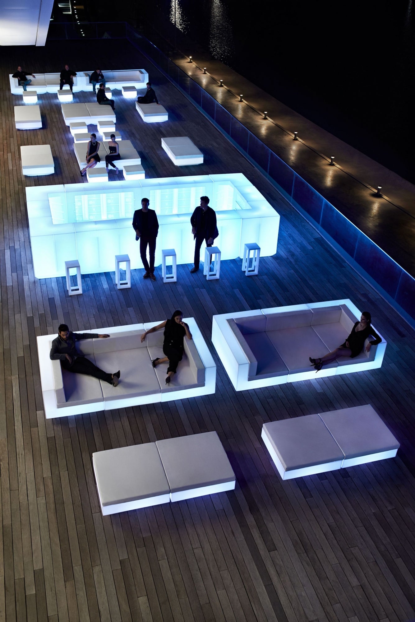 Pouf - Vela Carré LED