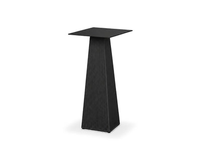 Table haute Gatsby Carrée 50 x 50 cm, noir