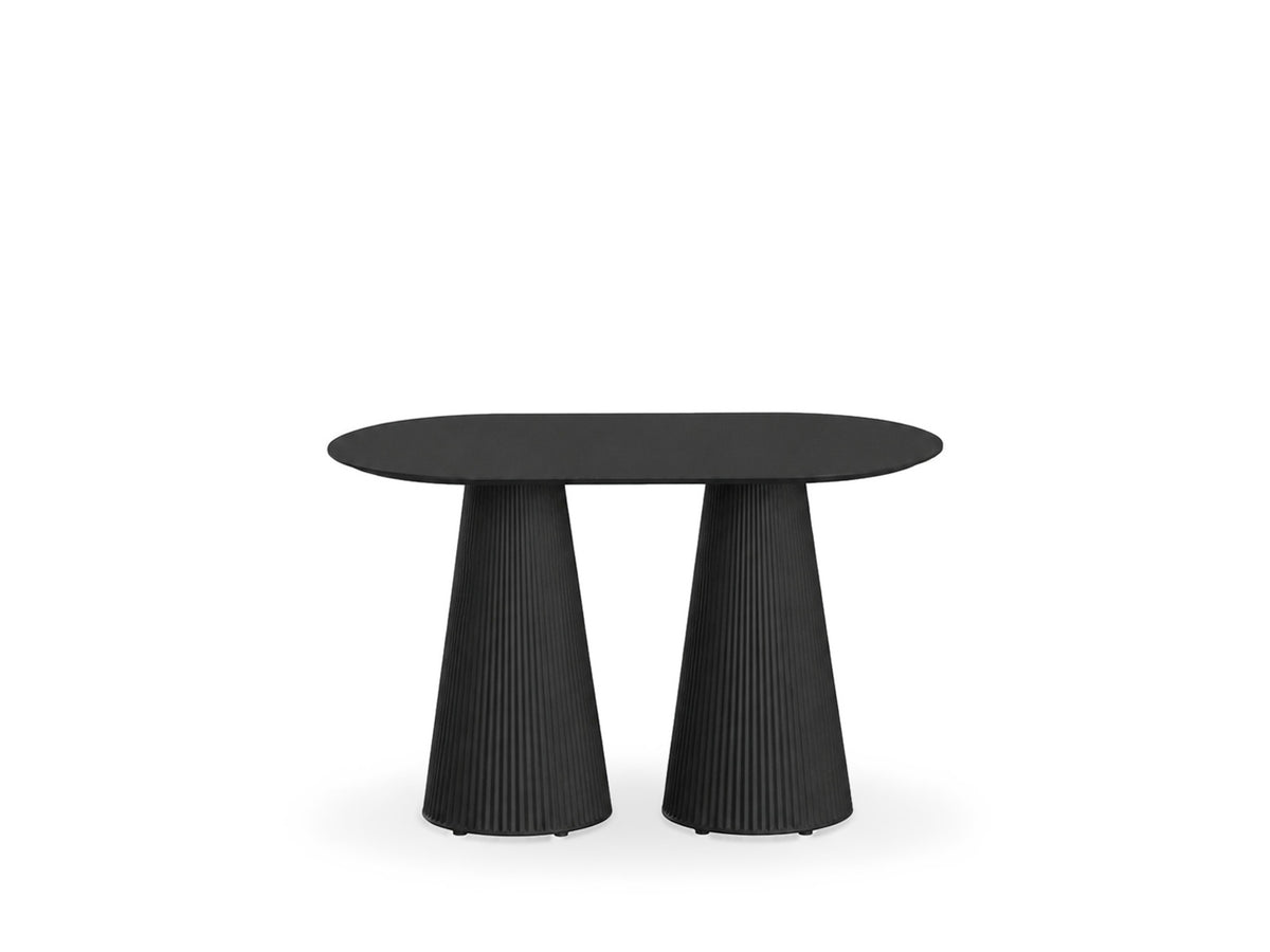 Table Gatsby Ronde II 120 x 69 cm, Noir