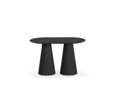 Table Gatsby Ronde II 120 x 69 cm, Noir