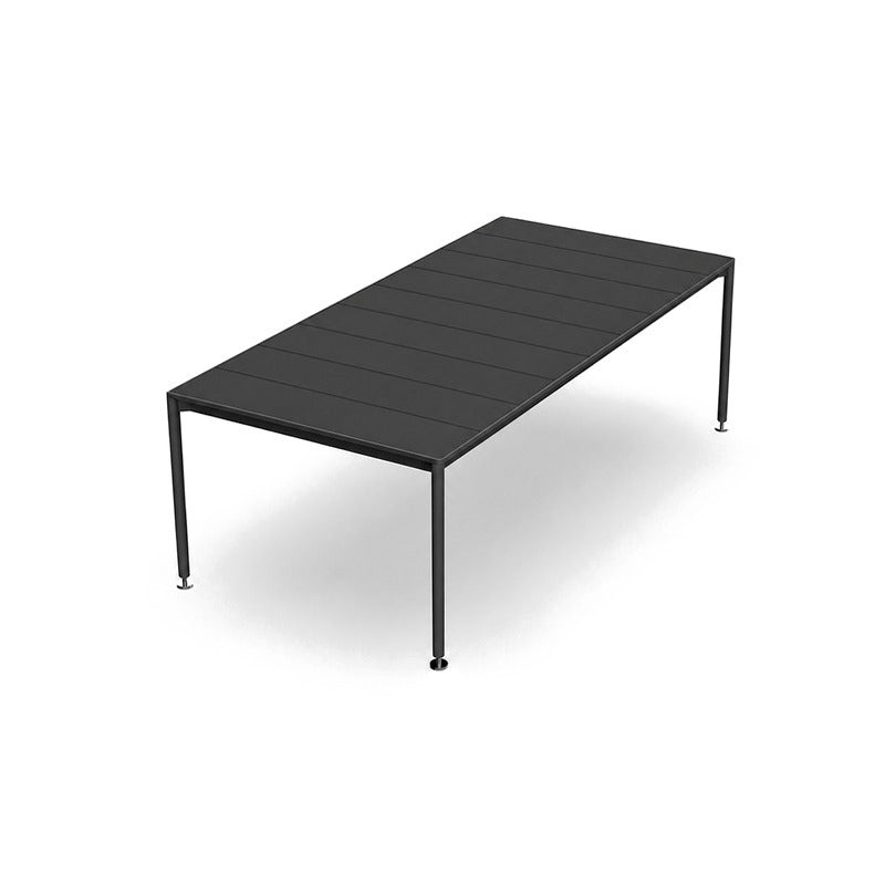 Table Hamptons Aluminium noir