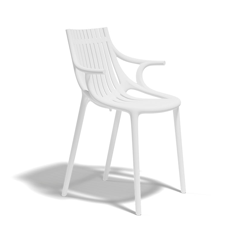 Vondom Collection Ibiza Chair with Arms Couleur Blanc