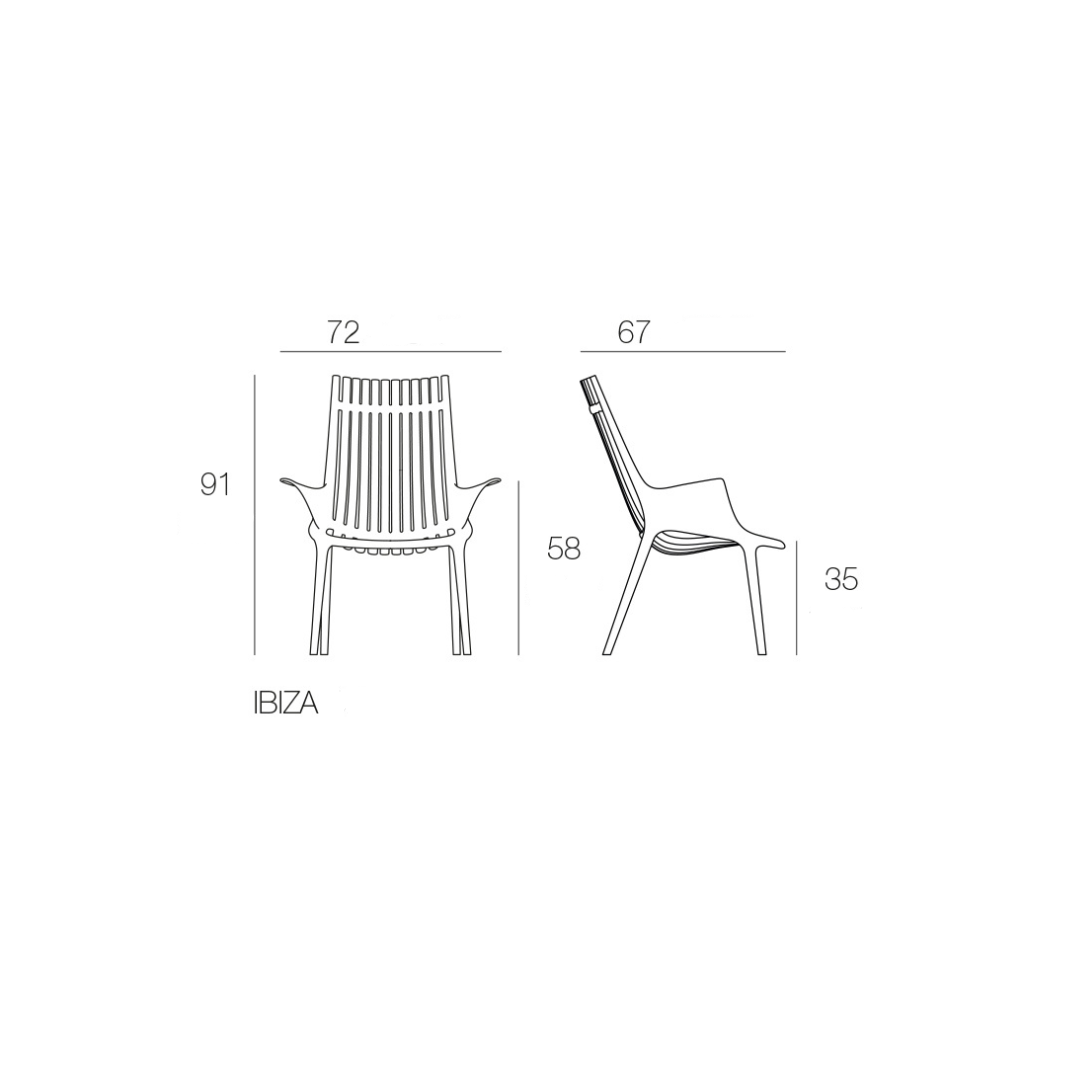 Vondom Collection Ibiza Lounge Chair