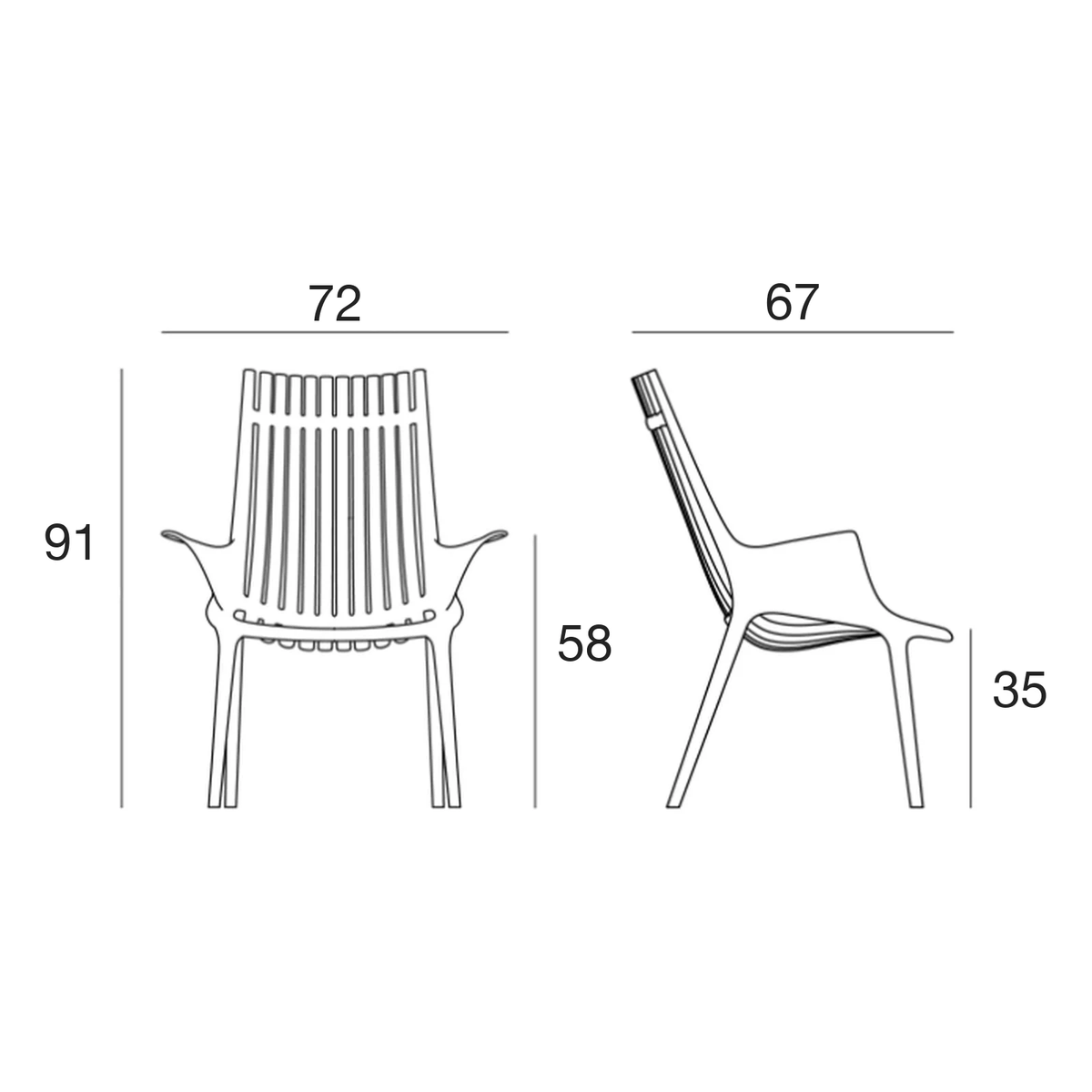 Vondom Collection Ibiza Lounge Chair