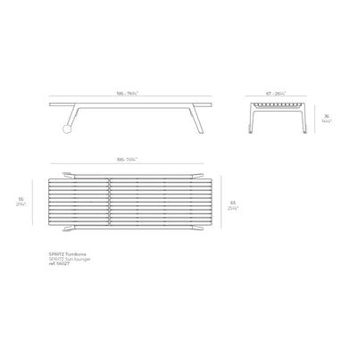 Vondom Collection Spritz Sun Lounger