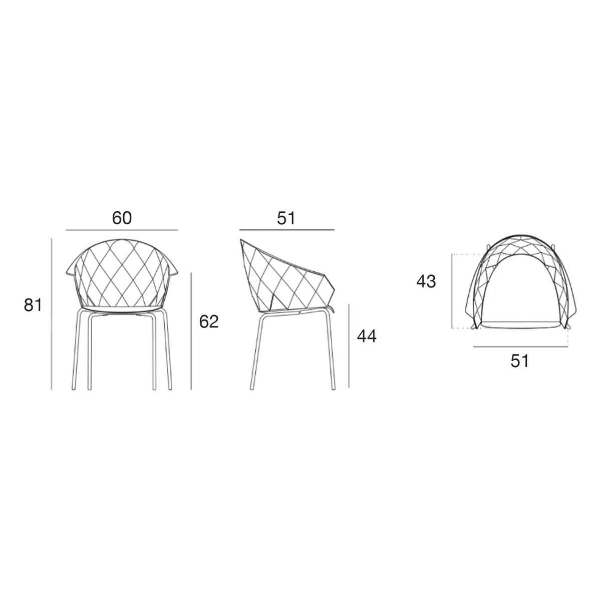 Vondom Collection Vases Armchair