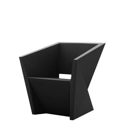 Vondom FAZ Armchair Couleur Noir Collection Faz Cosy
