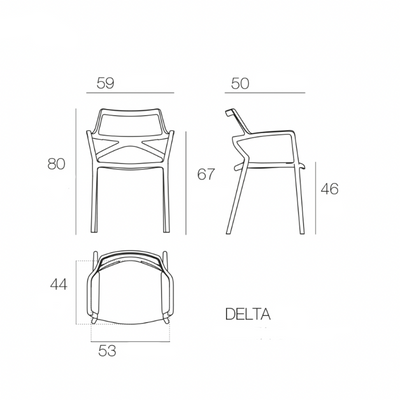 Chaise d'Extérieur - Delta