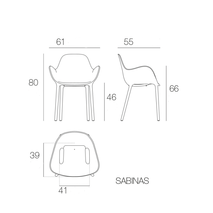 Chaise d'Extérieur - Sabinas