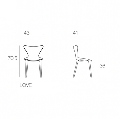 Chaise d'Extérieur - Love