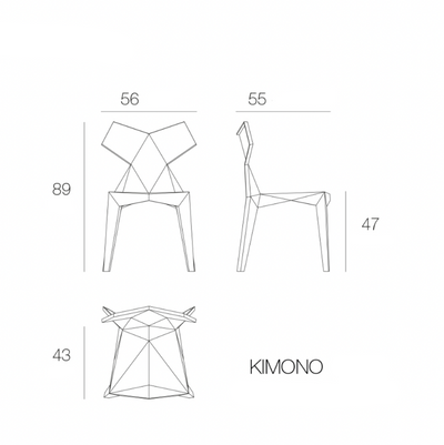 Chaise d'Extérieur - Kimono (x4)