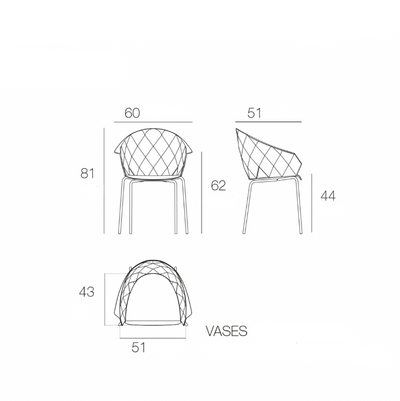 Chaise d'Extérieur - Vases
