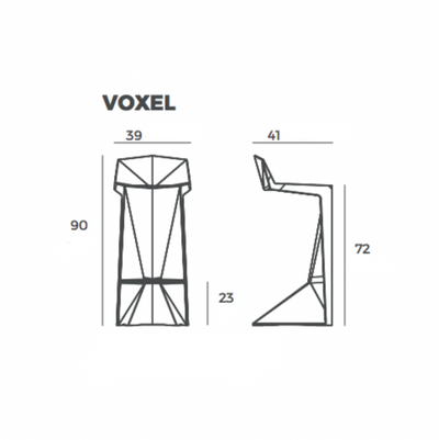 Tabouret de Bar - Voxel