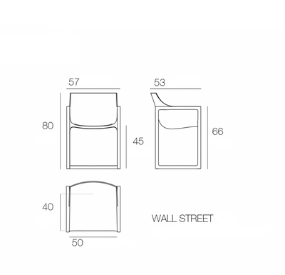 Chaise d'Extérieur - Wall Street