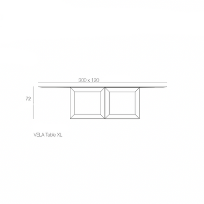 Table de Jardin - Vela LED