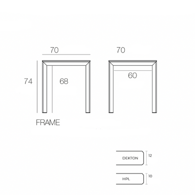 Table de Jardin - Frame