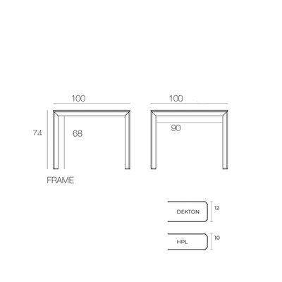 Table de Jardin - Frame