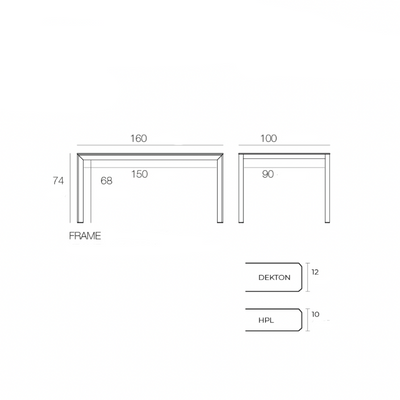 Table de Jardin - Frame