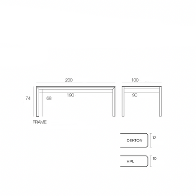 Table de Jardin - Frame