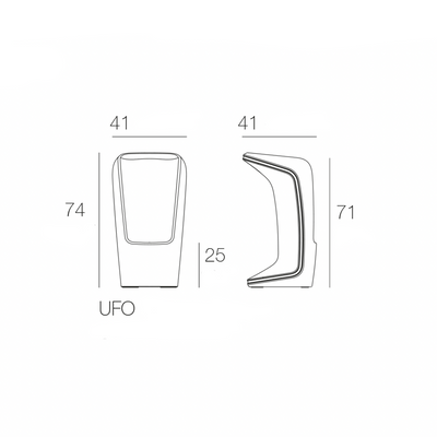 Tabouret de Bar - UFO LED