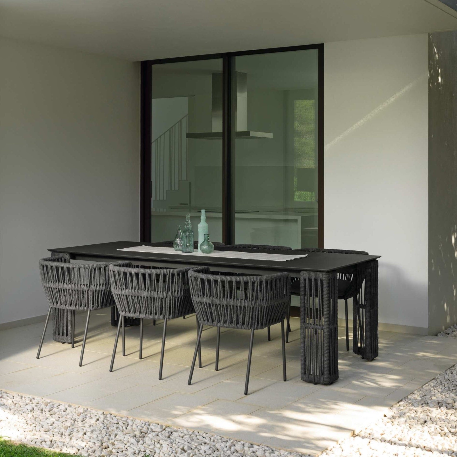 Chaise_Tissu_Table_industrielle_jardin