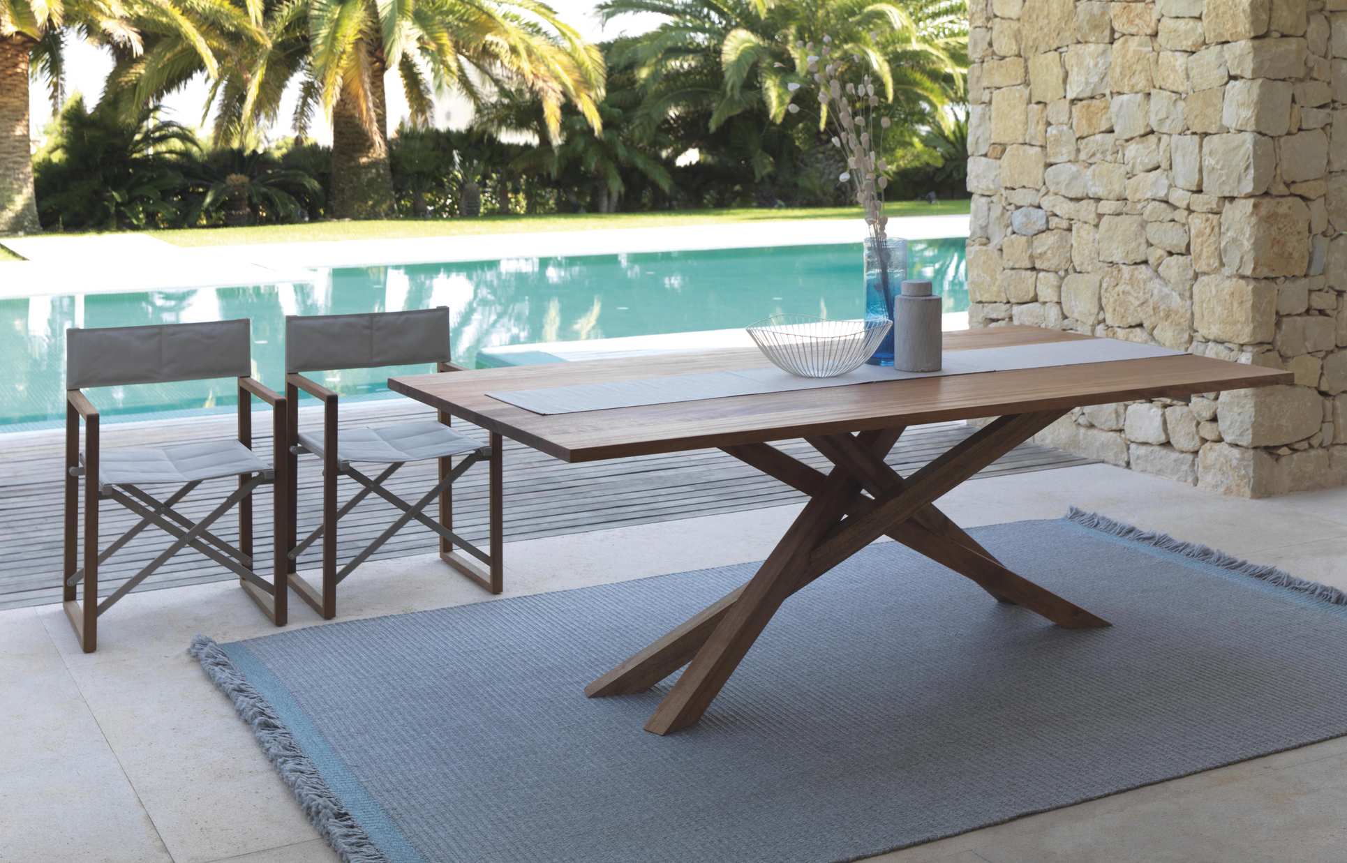 chaise_pliante_bois_Tissu